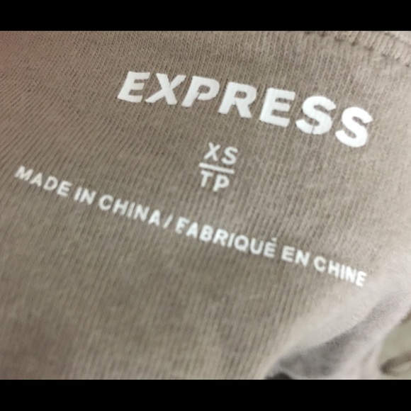 Express cute sand colored sequin tube top - Picture 2 of 2