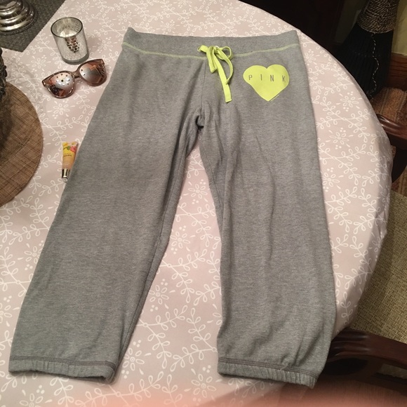 PINK Victoria's Secret Pants - Victoria Secret PINK Crop Sweatpants