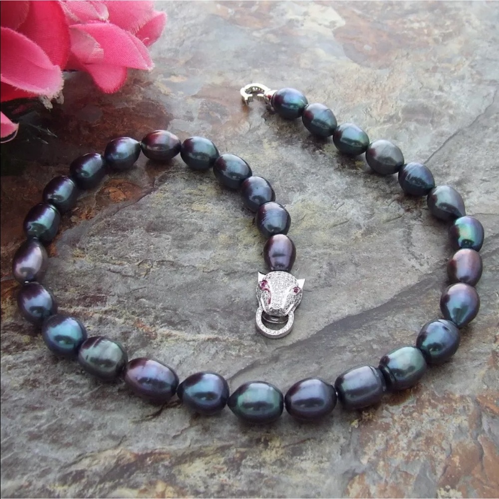 17" 10x12mm Fresh Water Pearls Necklace
