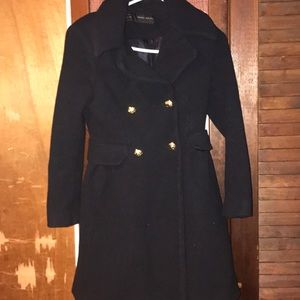 Zara Basics Women's Wool Coat