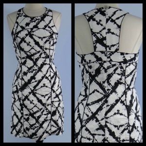 Cynthia Rowley Splatter Paint Pattern Halter Mini