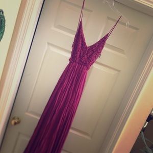 Pink Formal Maxi Dress