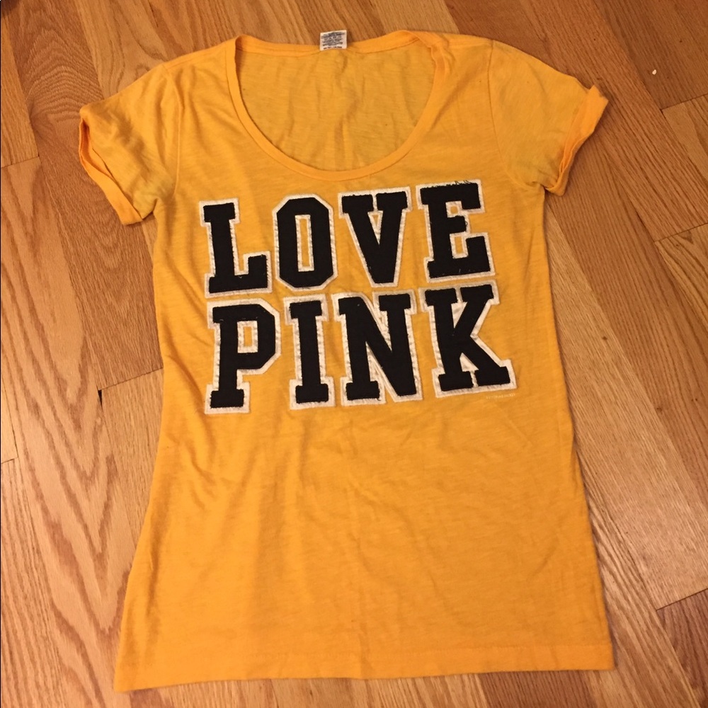 Victoria Secret PINK Scoop Neck Tee