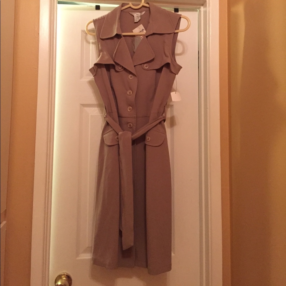 Trench coat dress