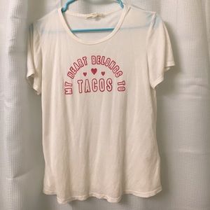 My Heart Belongs to Tacos t-shirt