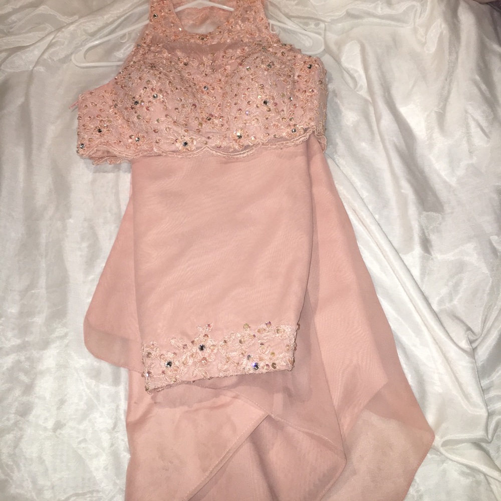 Rose Pink Prom Dress