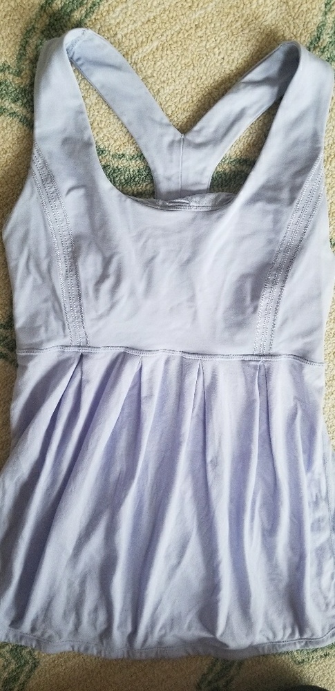 Lululemon size 4 sports bra built in tank top S