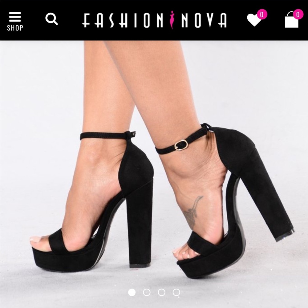 Black heels