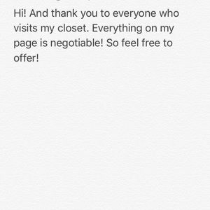 Any offers are welcome!