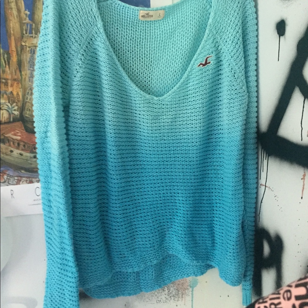 ombré hollister sweater