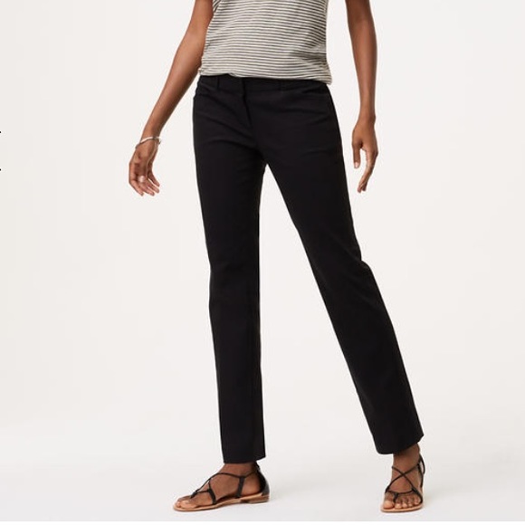 loft straight leg pants