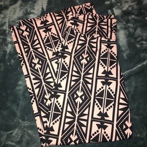Tribal Print Gaucho Pants