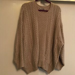 ASOS Curve Slouchy oatmeal sweater