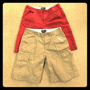 2 pair-Polo Ralph Lauren boys cargo shorts sz 10