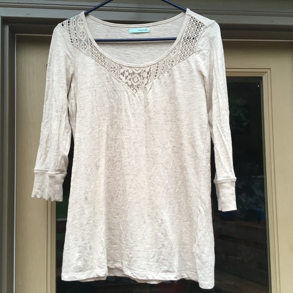 Maurice's Long-sleeve Lace Shirt - Picture 1 of 6