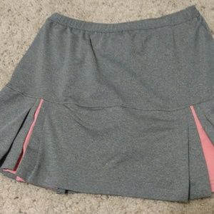 Gray work out skirt