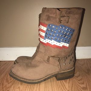 Zigi girl a American flag boots