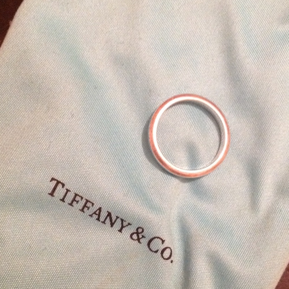 Tiffany sterling silver band