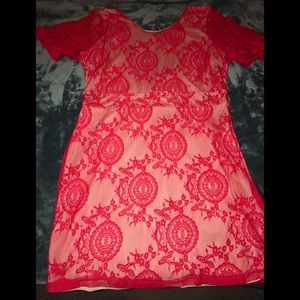 Red Lace Dress