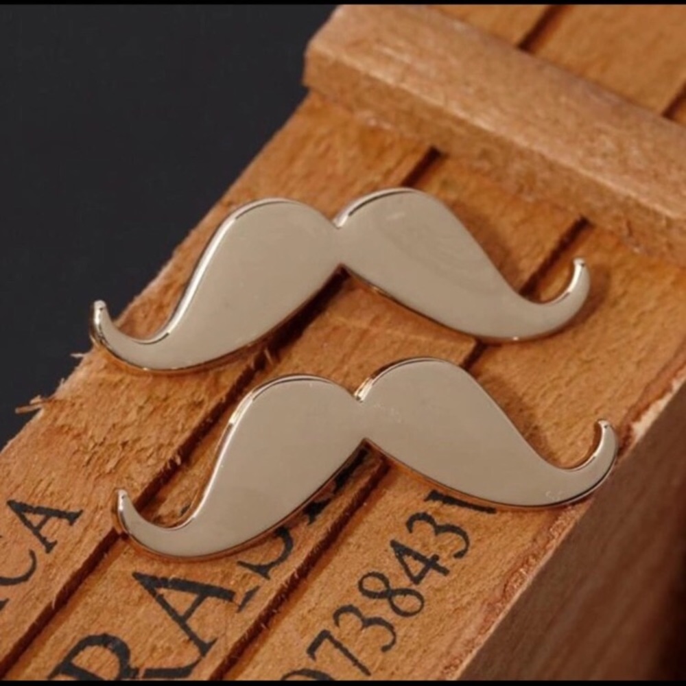 "Dapper Moustache" Pin!