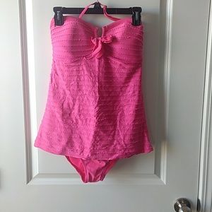 Vintage inspired one piece swimsuit