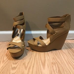 Bar III Samara Strappy Wedge