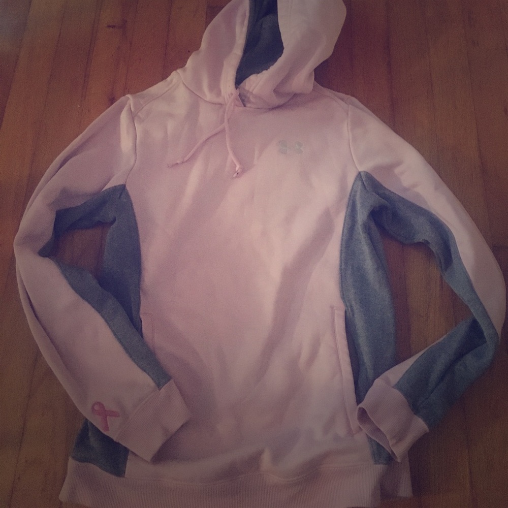 Pink Under Armour hoodie. Special edition.