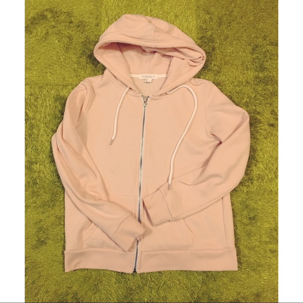LIGHT PINK HOODIE