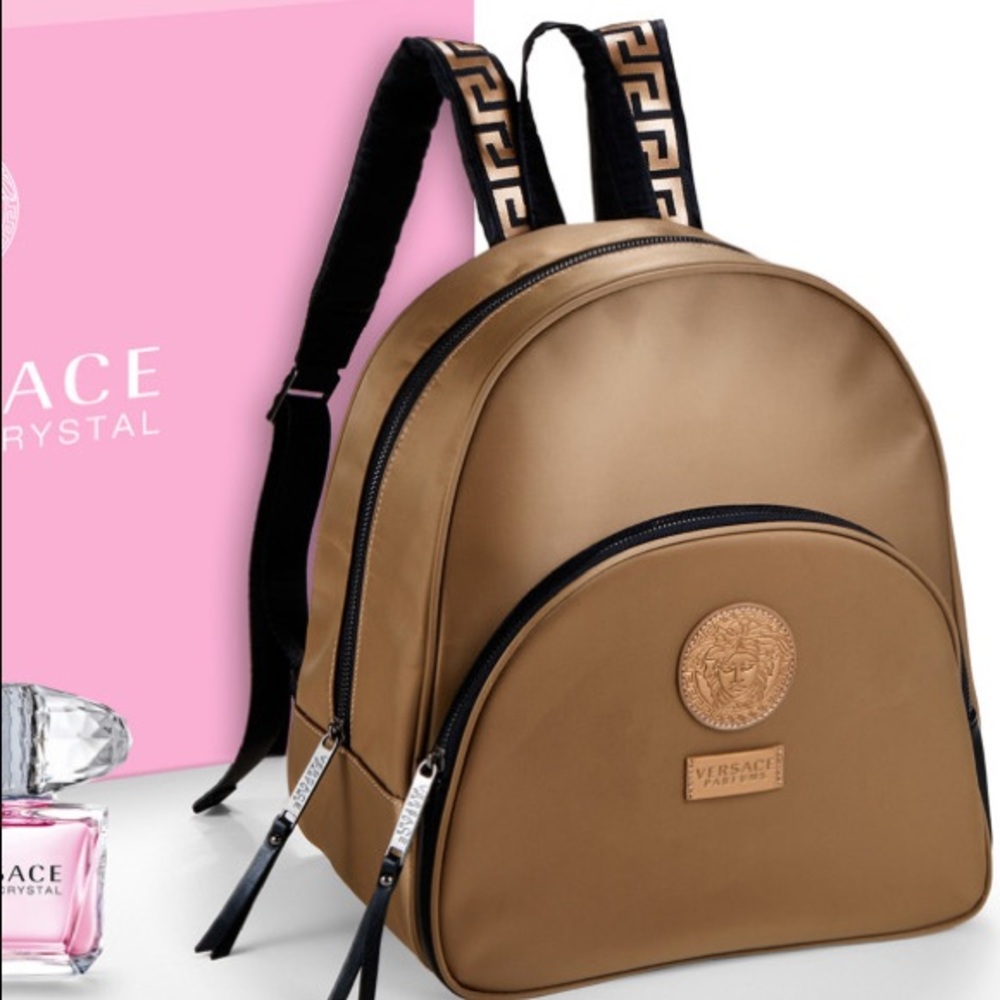 NWOT Versace Backpack (free blue tote bag)