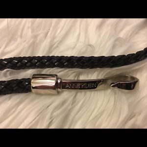 Anne Klein Braided Leather Belt