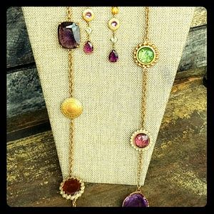 Rare Authentic Coach Necklace and Earrings