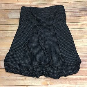 Strapless Polka Dot Party Dress