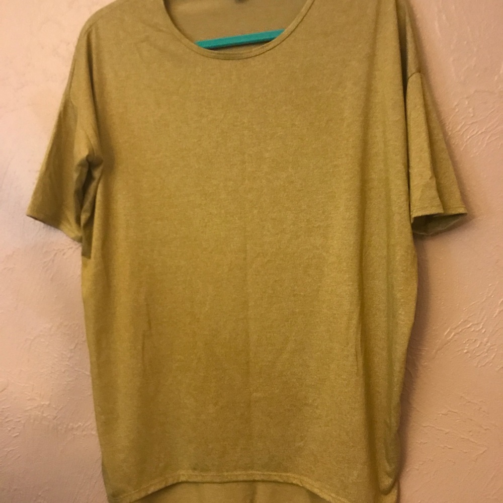 🔥Sale🔥 Lularoe Irma heathered goldish/yellow