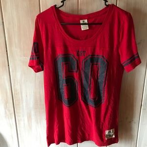 Pink patriots shirt large