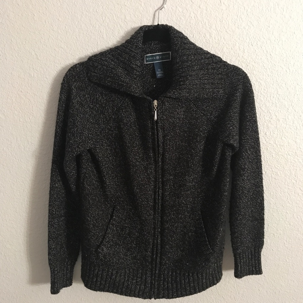 Karen Scott Sweater Jacket