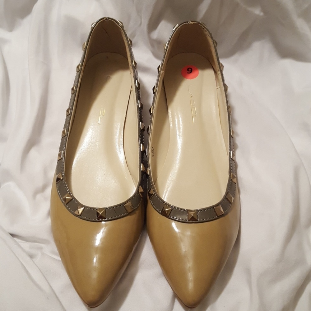 FIRM C label hudson studded flats