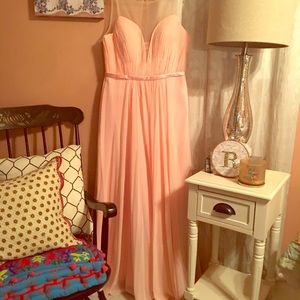 Pink evening dress
