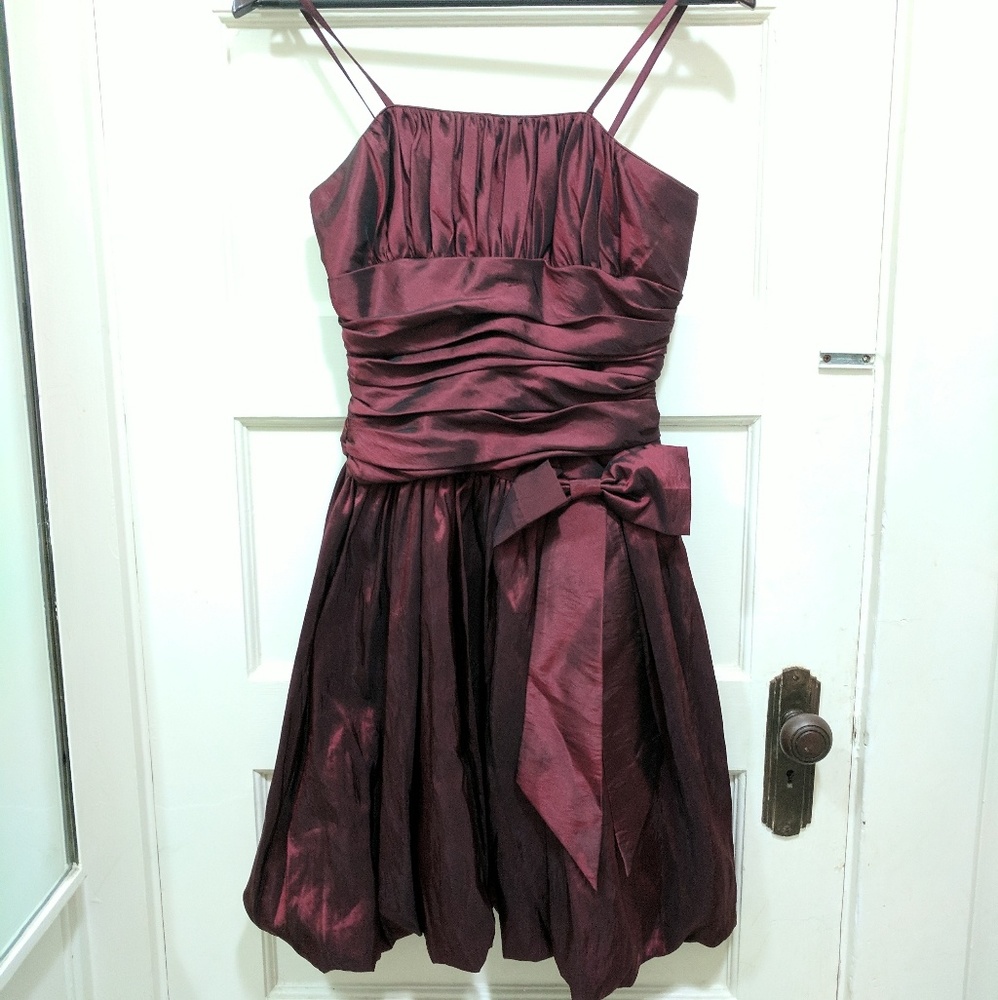 Red and Black Prom Dress