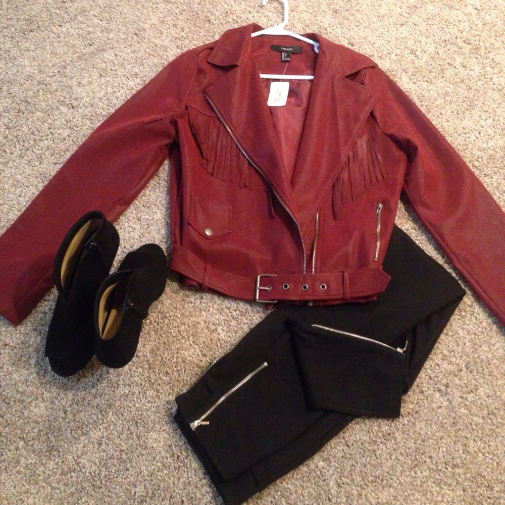 NWT forever 21 suede jacket
