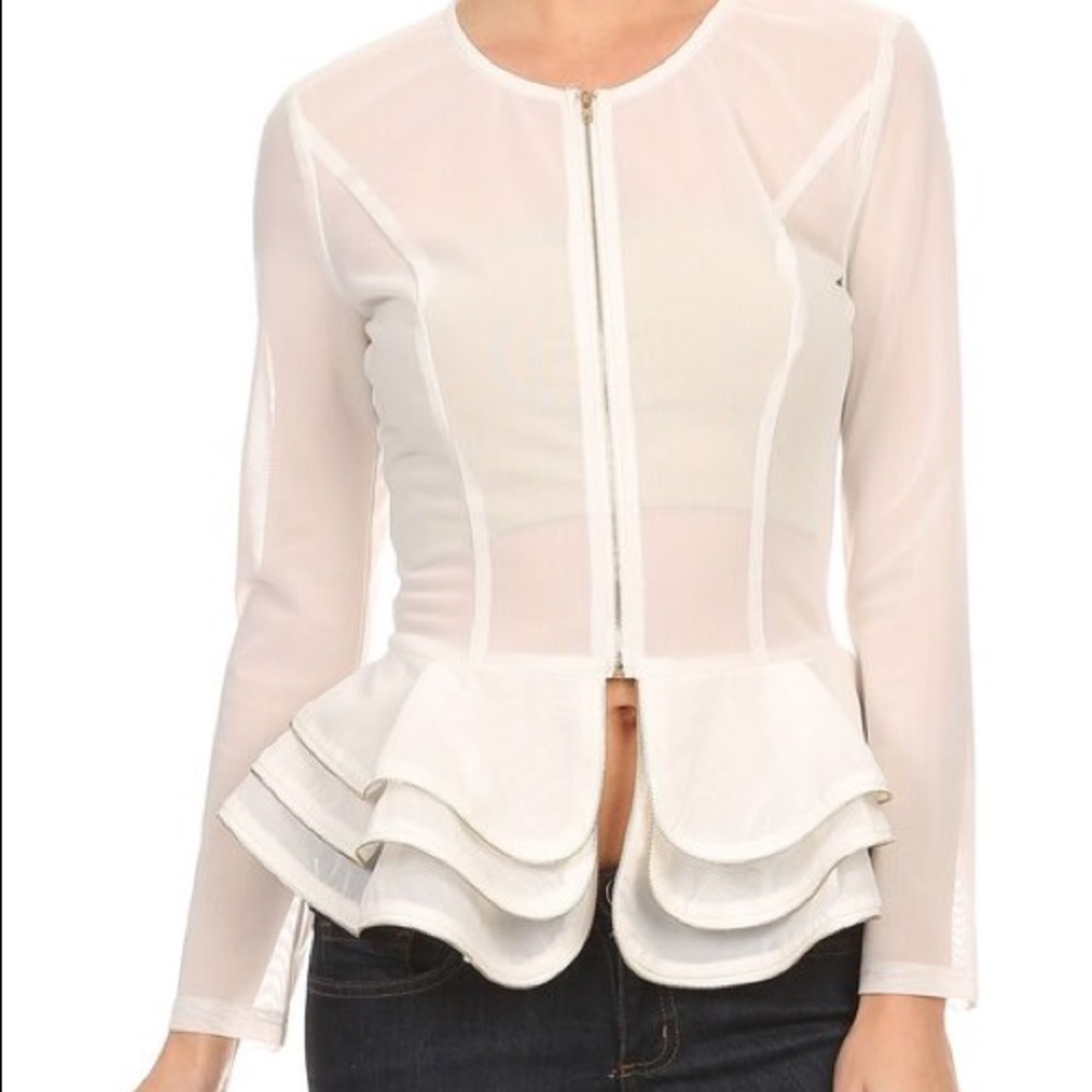 Peplum jacket