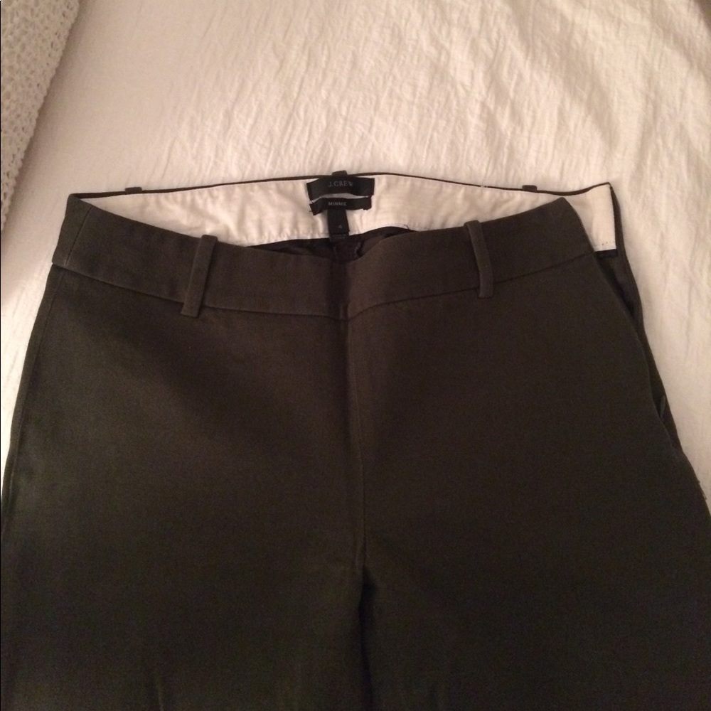 SALE! J Crew Minnie Capri Size 4 Green