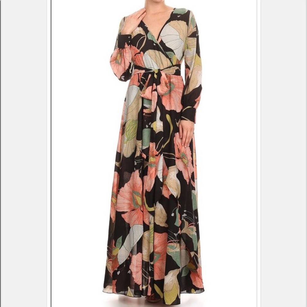 Maxi floral dress