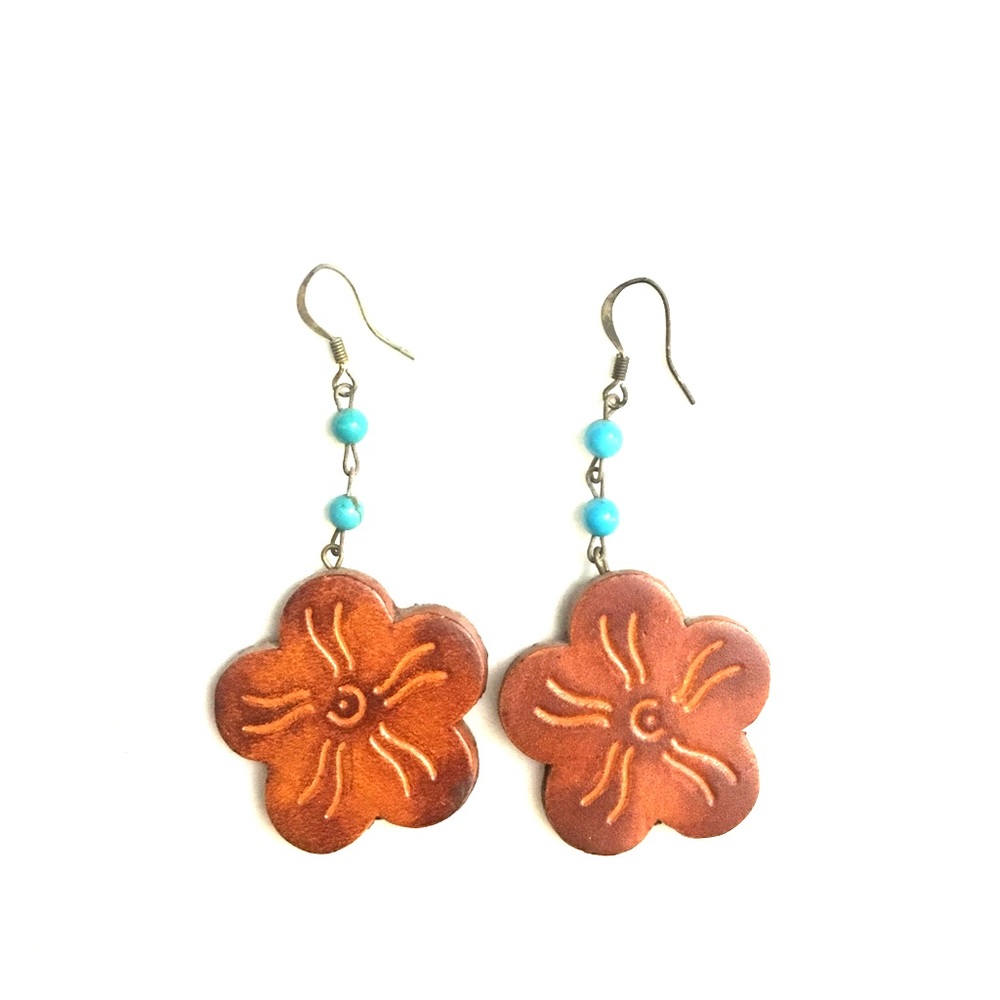 Flower earrings