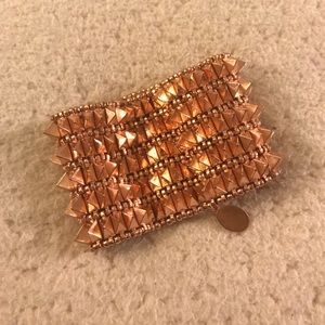 Rose gold spike bracelet