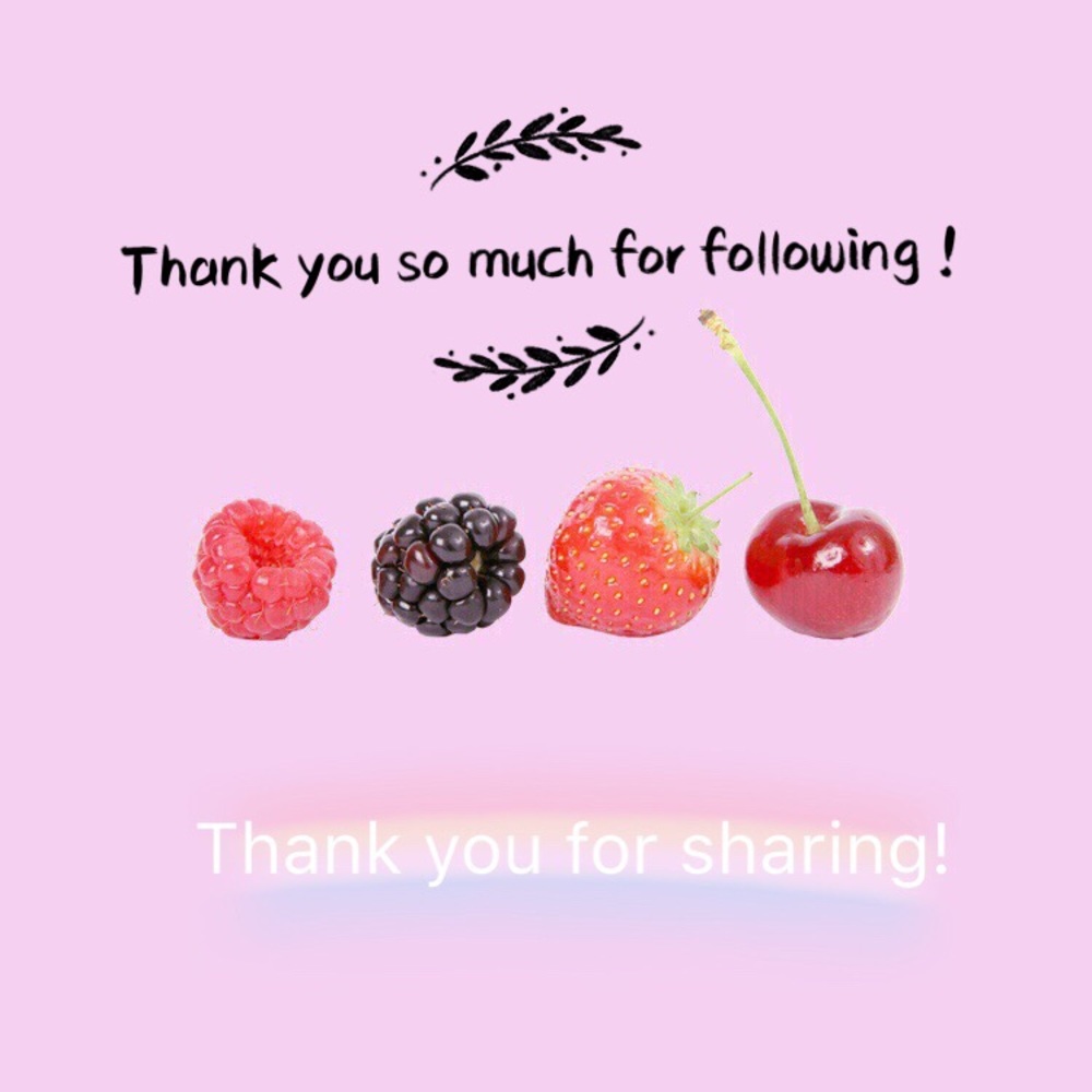 Thank you for following me