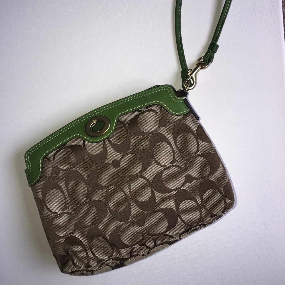 Coach wristlet purse