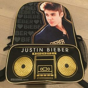 Justin Bieber Backpack NWT