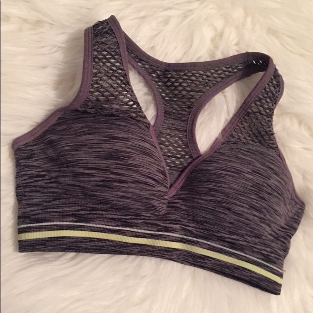 Pink sport bra
