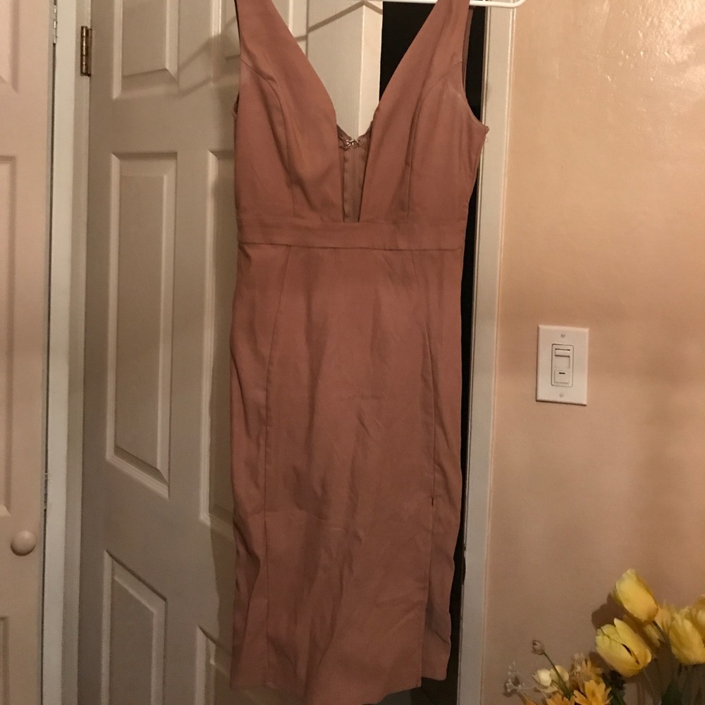 Taupe dress