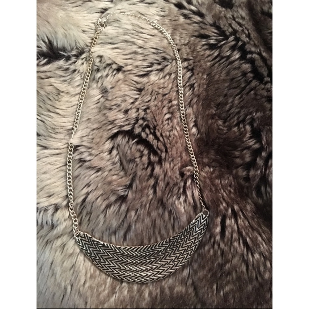 Silver plate necklace